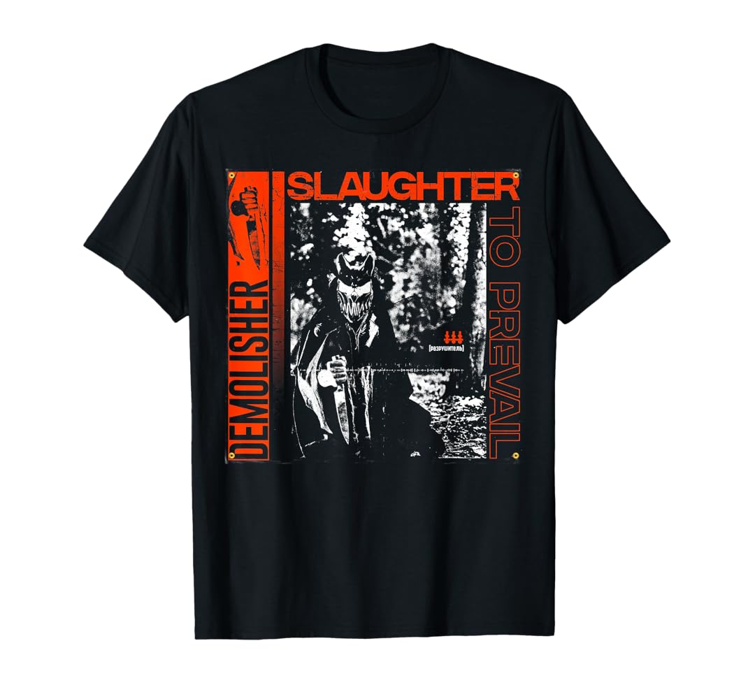 Slaughter to Prevail Tシャツ Mサイズ ブ Slaughter to Prevail - White Logo Mask - T-Shirt